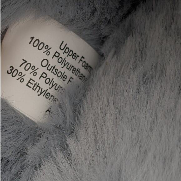 Born Fair Isle Faux Fur Scuff Slippers Slip On Women's Blue Size US7-8 EU39 - Picture 9 of 10